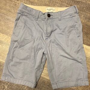 Abercrombie Kids Boys Shorts Size 11/12 Abercrombie and Fitch Blue Cotton